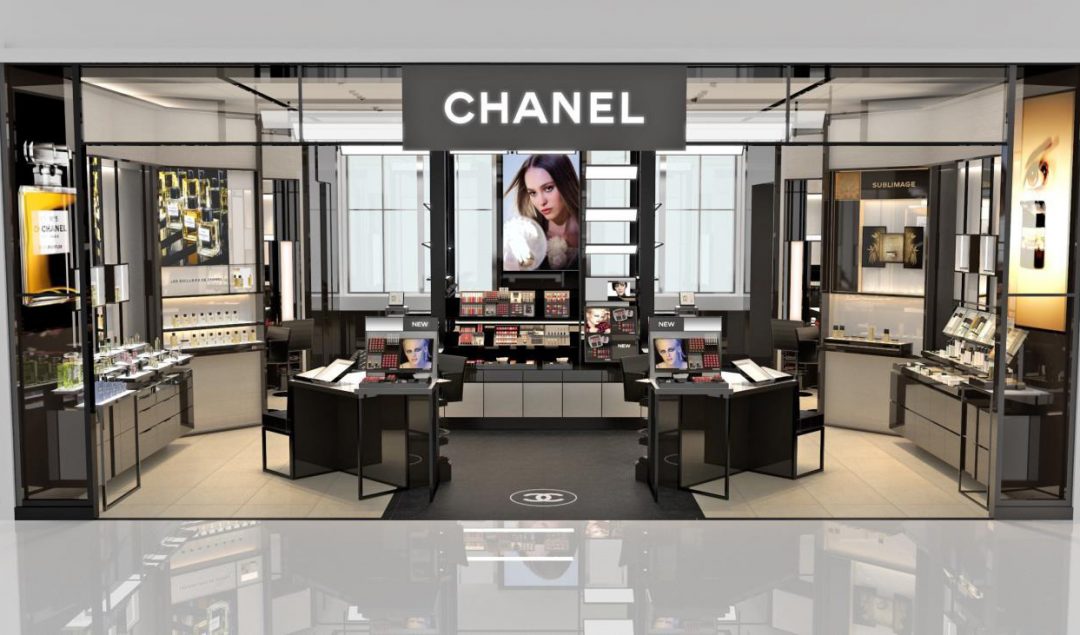 CHANEL unveils it custom designed Fragrance & Beauty boutique on