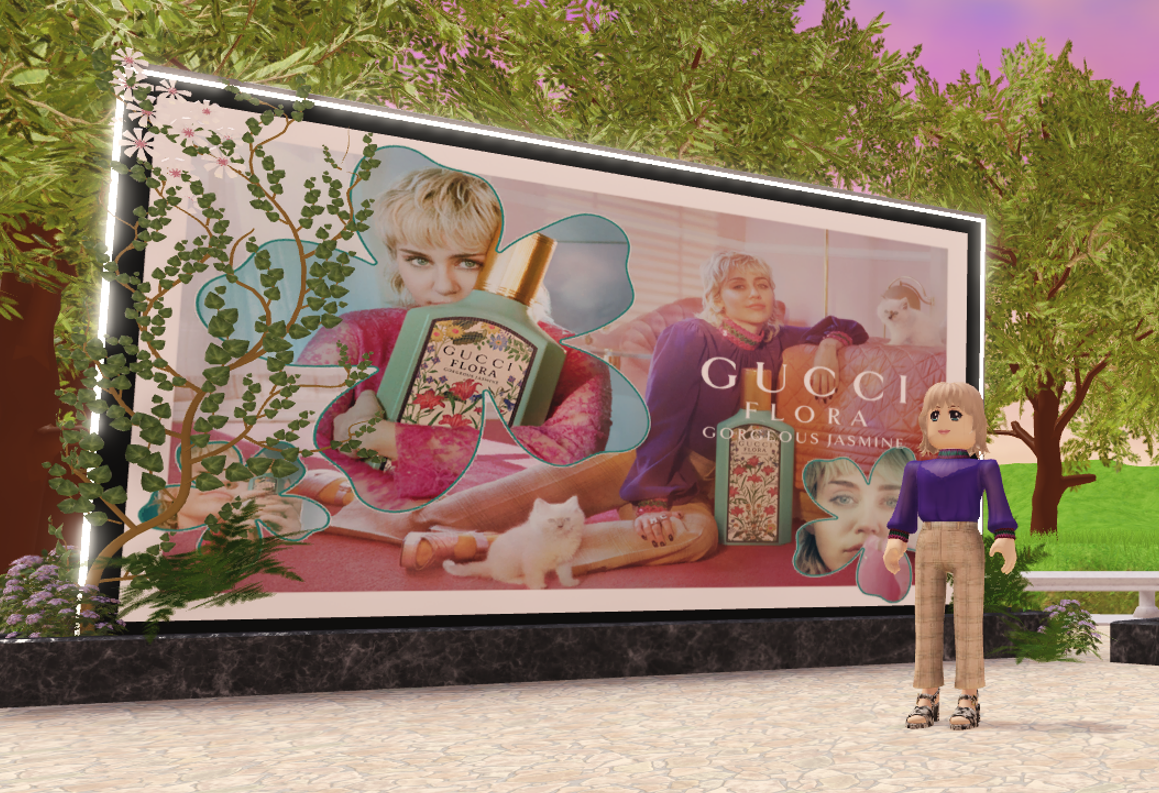 Miley Cyrus Hits Gucci Town in Flora Fantasy Avatar Tour on Roblox
